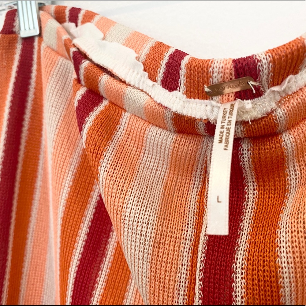 Free People 70’s Sunset Bohemian Groovy Outfit L - Picture 7 of 16